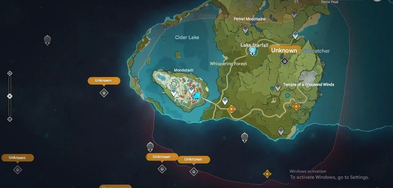 GI1144 Hu Tao, Mona, Mizuki, Amos Bow Starter with Early Map Progress 